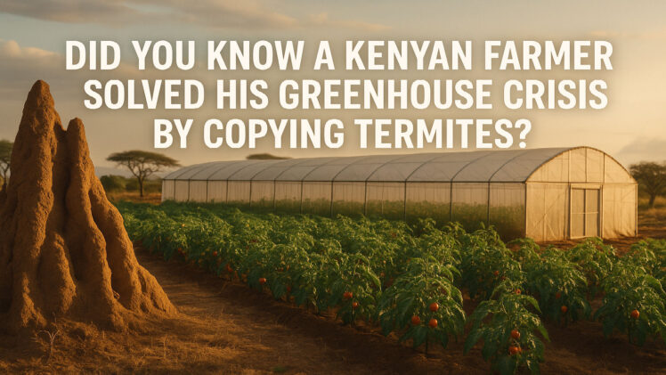 Kenyan Farmer Adapts the Genius of Termite Architects